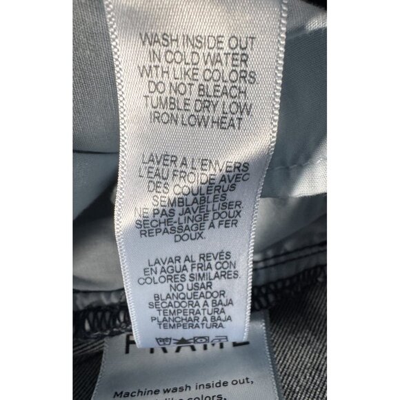 FRAME Denim Womens Sz 26 Le High Skinny Jeans Raw Hems in Swank Wash - Picture 7 of 10